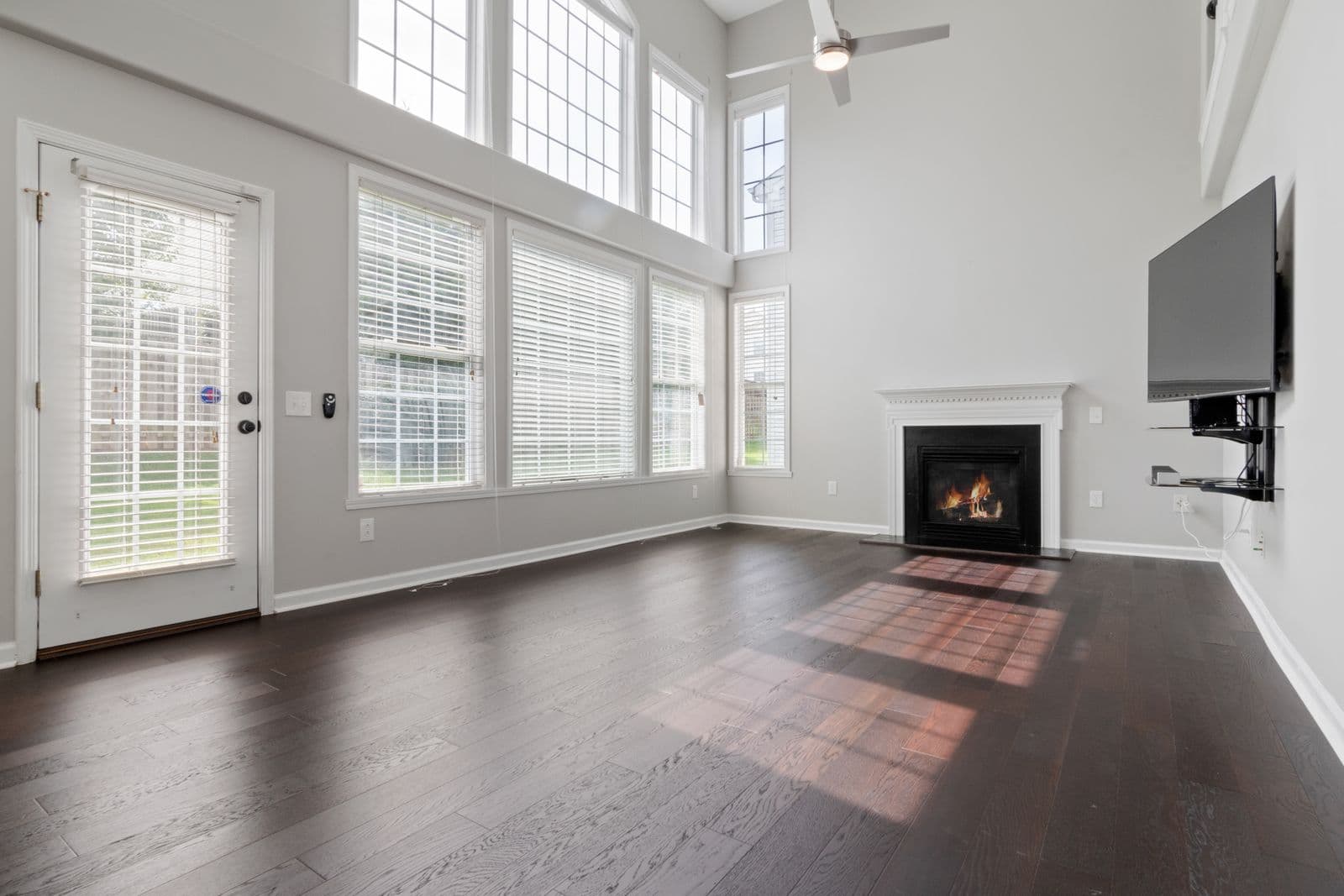 Living room fireplace wall of the kind we mount TVs above in Piney Point Village